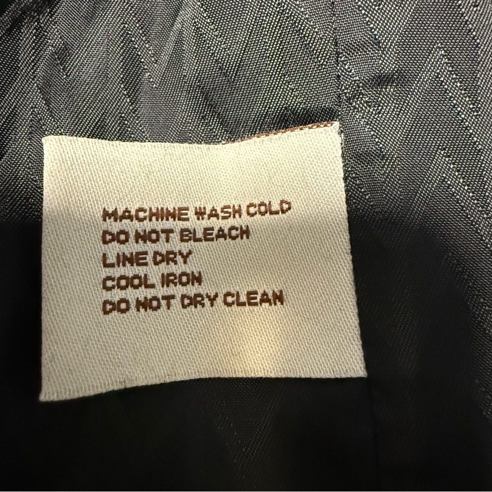 MICHAEL Michael Kors Black Wool Angora Blend Coat Real Fur Collar Women’s 10 - Picture 12 of 13